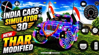 Mahindra modified car 😈😈 india cars simulator 3D game Android app Thar 4X4 game play🎮gadi wala game screenshot 3