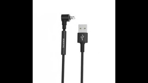 Cáp Sạc Nhanh Borofone BU6 Lightning 2A Góc Vuông - Dây Sạc Cho Iphone/Ipad