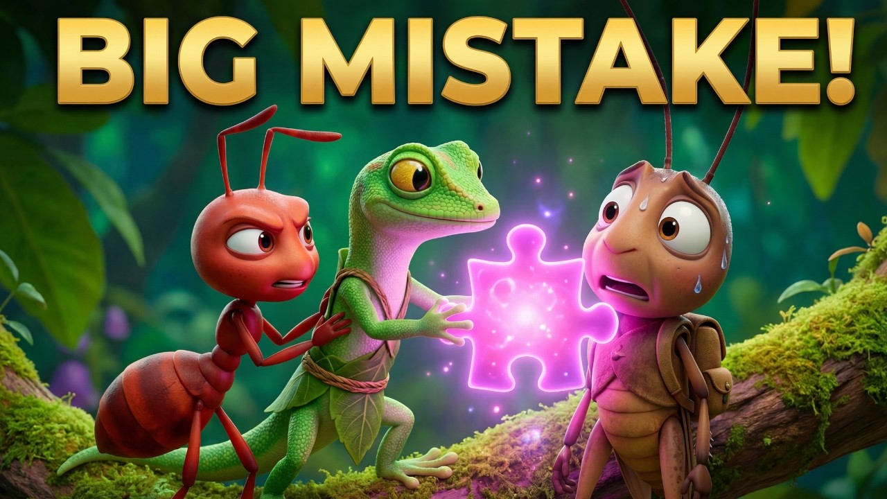 Why Crickets Chirp So Loud? | The Ant and The Cricket Story | English Fairy Tales