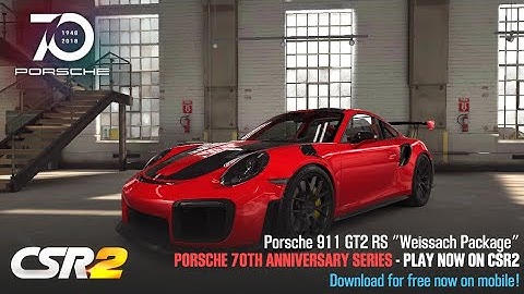 CSR2: 911 GT2 RS "Weissach Package" (Stock Upgrades)