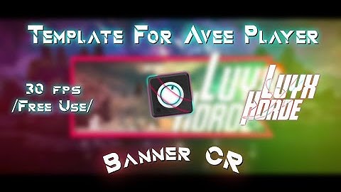 Template For Avee Player // By LuyxLS Horde [Banner CR] New Template Christmas