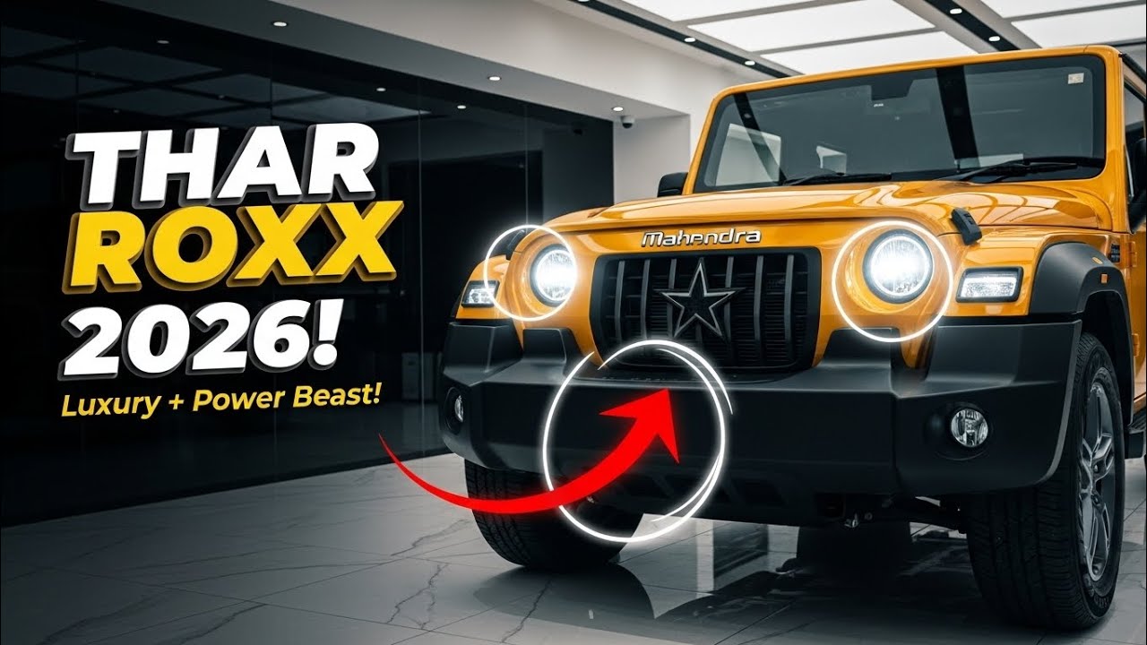 Mahindra Thar Roxx 2026 🔥 Budget Friendly Power SUV! Price, Mileage, Features Full Review in Hindi 