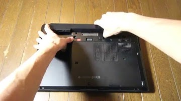 hp 8560w or 8570w battery bay and service door (8570w MXM upgrade part 3)