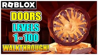 DOORS - Floor 1: The Hotel (1 to 100) | Full Walkthrough (HOW TO BEAT) [ROBLOX]