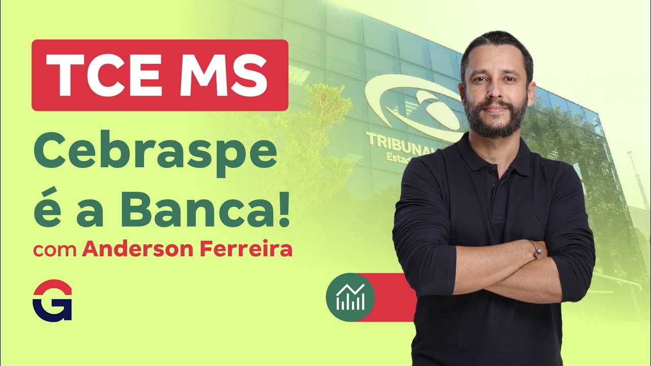 Concurso TCE MS | Cebraspe é a Banca!