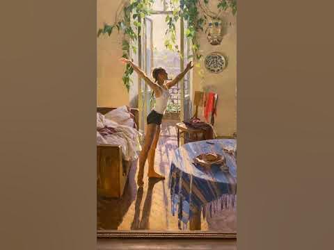 Утро. Т. Яблонская. Картина экспонируется в Третьяковской галереи ...