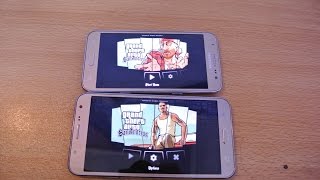 Samsung Galaxy J7 Vs J5 - GTA San Andreas Gameplay Comparison! Samsung Galaxy J7 Vs J5 - GTA San Andreas Gameplay Comparison!