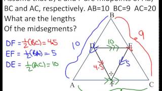 Special triangle segments I (Midsegments)