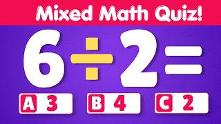 Can You Solve These 30 Math Problems? 🤓 Maths Quiz for Kids  |  Speed Quiz Challenge screenshot 5