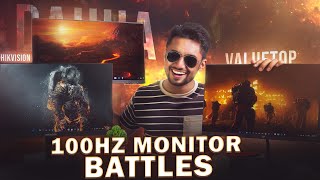Under 10K 100Hz Monitor Battle | Dahua vs HikVision vs Valuetop | Tech Land BD
