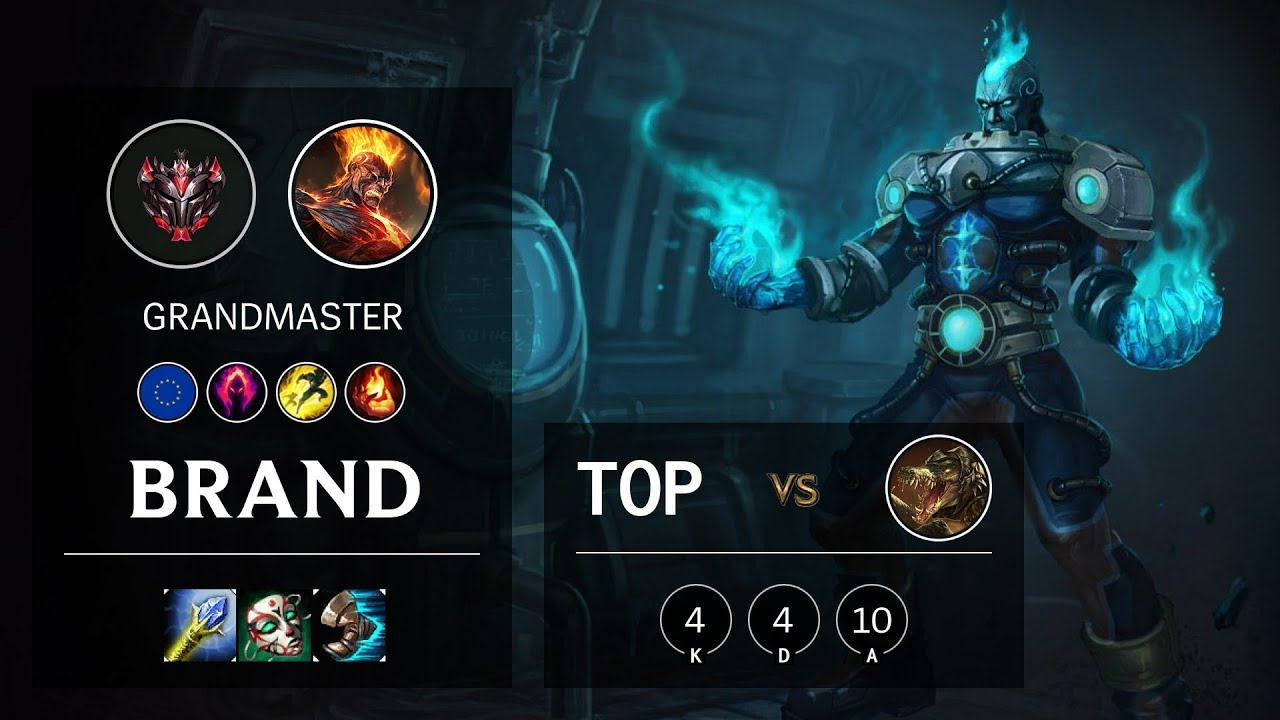 Brand Top vs Renekton - EUNE Grandmaster Patch 10.3