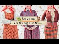 Cozy Autumn Thrift Haul! // Vintage Autumn Outfit Ideas 🍂