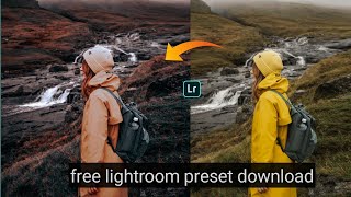 Lightroom red moody tone effect editing tutorial ||Download free lightroom preset dng || rb the star screenshot 4