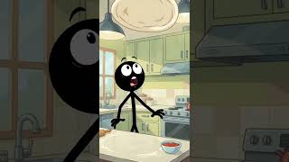 stick man pizza disaster #viral#new#stickman#cartoon#views