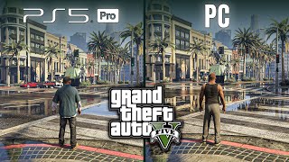 Gta V Ps5 Pro Vs Pc Graphics Comparison