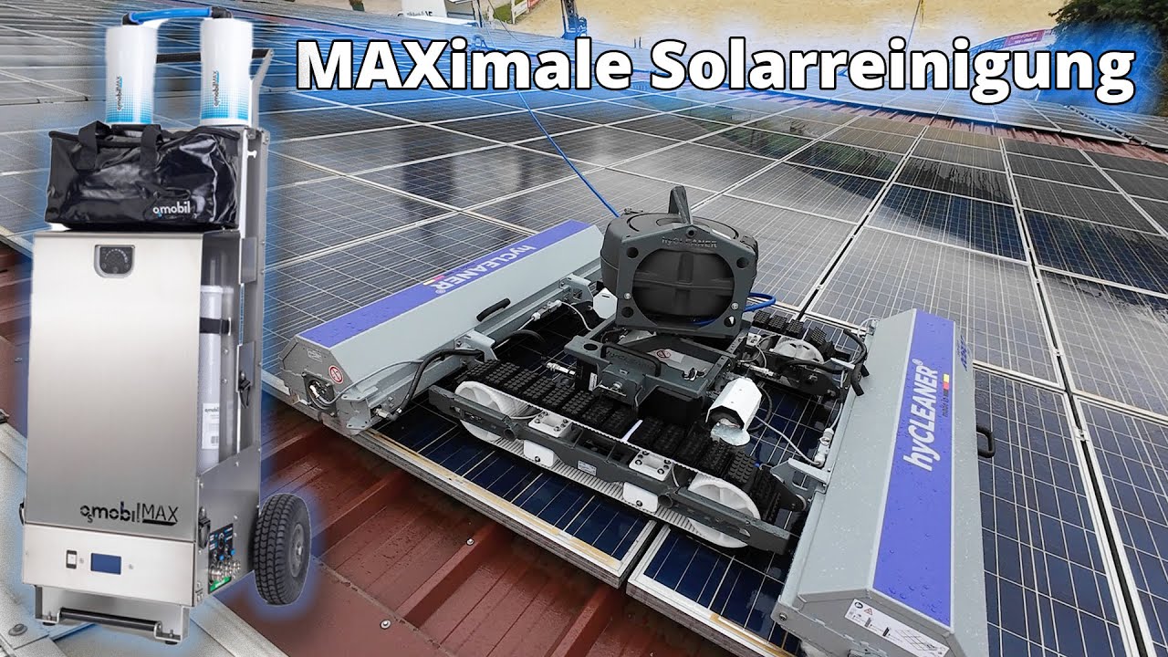 MAXimale Solarreinigung mit dem OSMOBIL MAX + solarRobot pro!