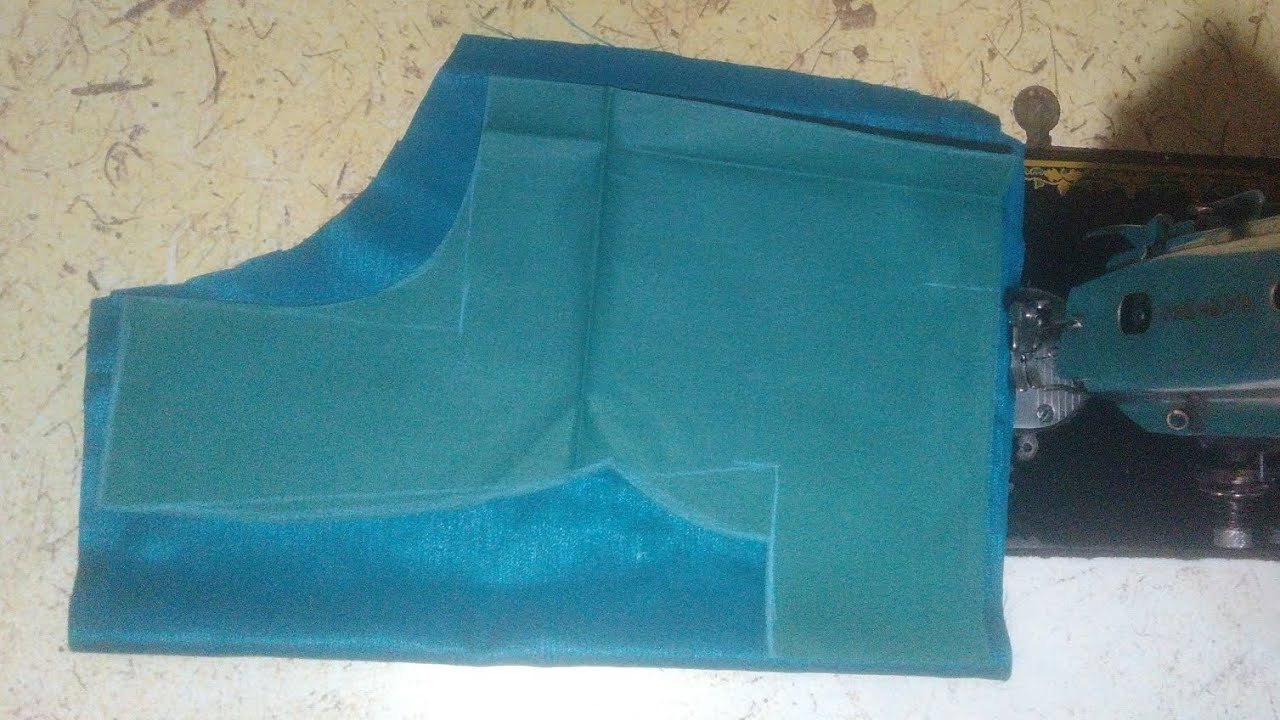 Модный способ выкройки и пошива горловины блузки ☝️ | Простой способ | 