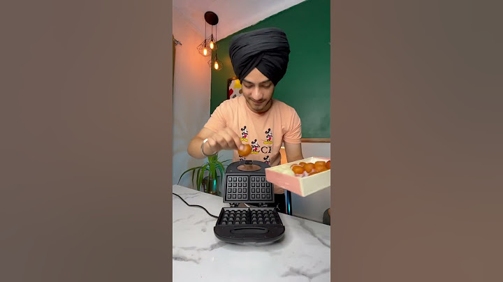 Gulab jamun & Rasgula Waffle | Day 5 of 15 days waffle challenge #shorts #paramaedy