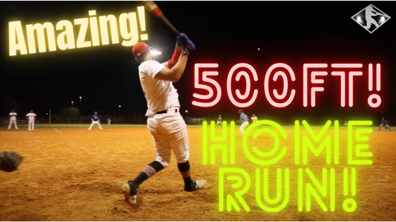 Former Pro Baseball Player Hits The Hardest Home Run in Modified
