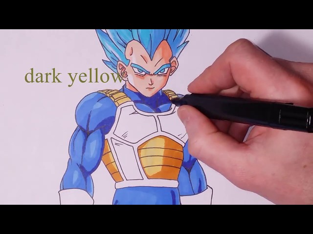 Vegeta SSJ Blue - Desenho de mandela3000 - Gartic