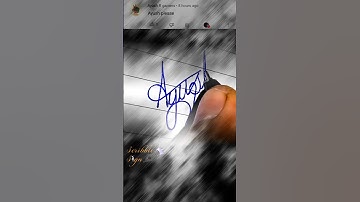 Ayush Stylish Name Signature writing video #shorts #signature #learntosign #howtosign #ytshort #sign