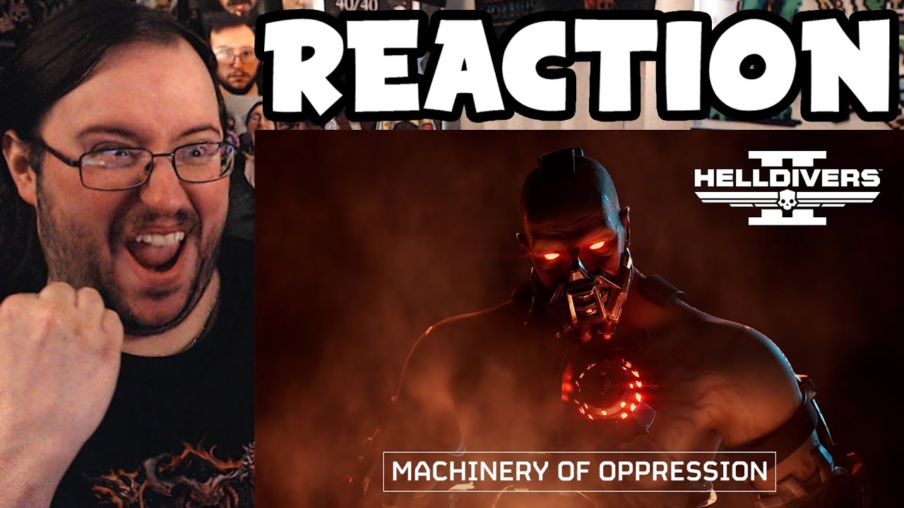 Gor's "Helldivers 2 - Machinery of Oppression Trailer" REACTION