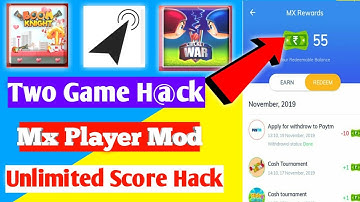 Boom Knight And Cricket War Hack Trick | Mx Player hack trick | Two Game Mod Apk | @nrmtechnical