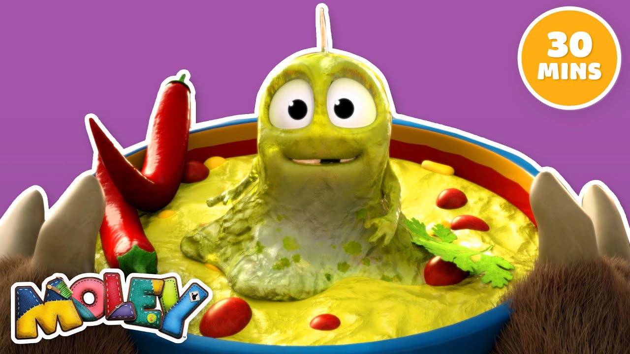 Moley: 🔥 Великий Моле готовит! 🌶️ | Забавные приключения на кухне | Полные серии | Детская анимация