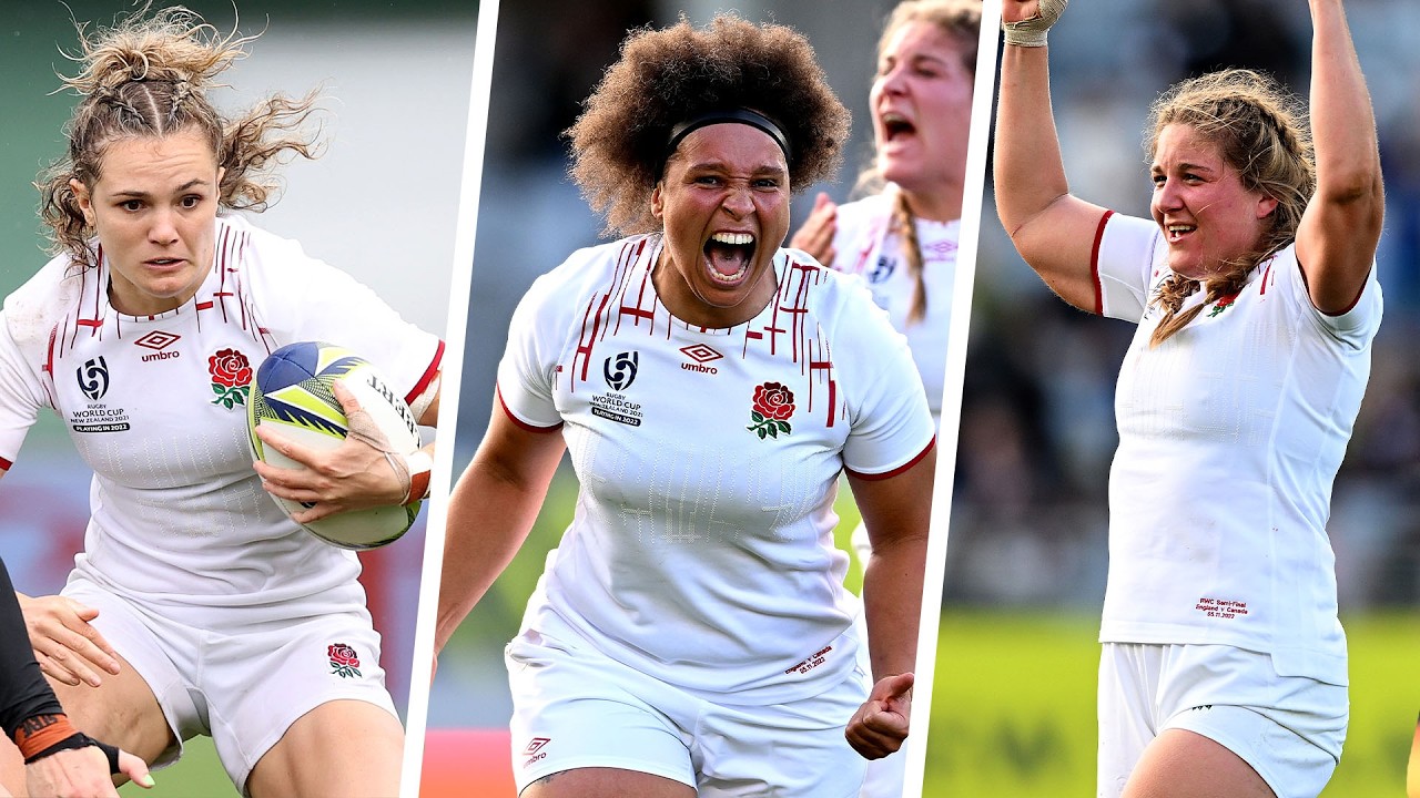Red Roses Rugby Try Red Roses run riot 🌹| England’s Best Tries at Rugby World Cup 2021 ...