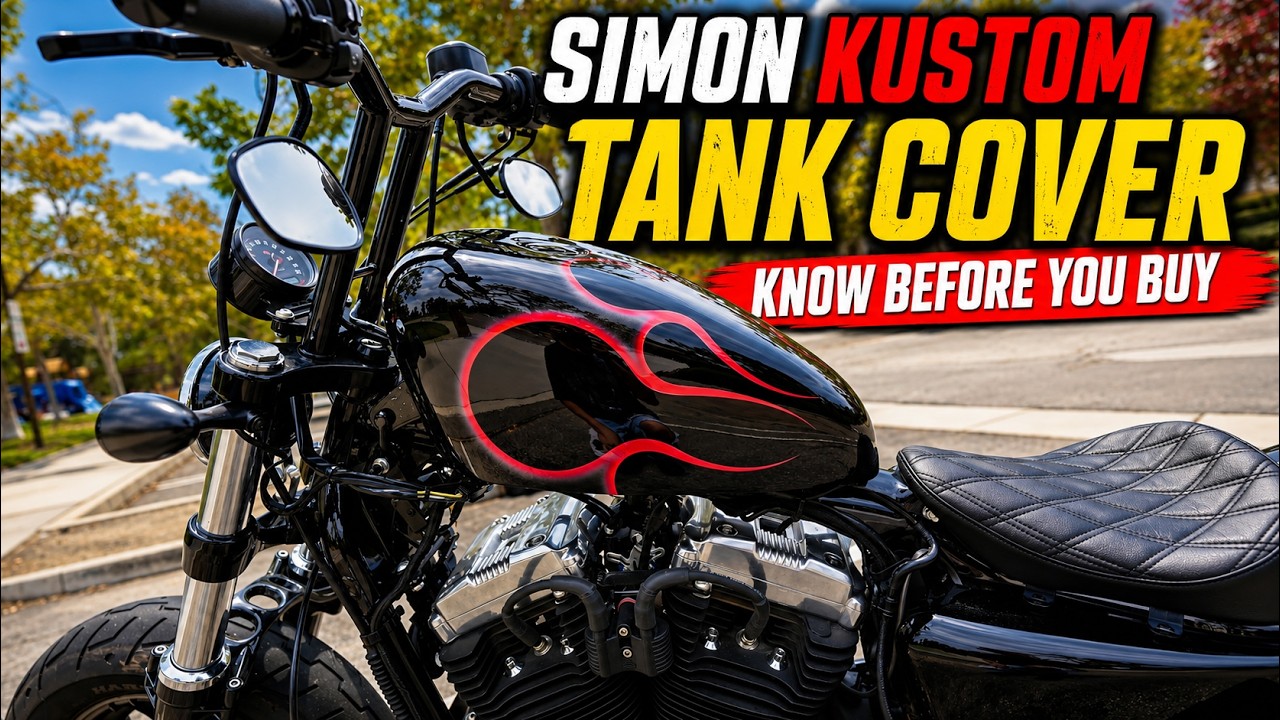 Simon Kustom Tank Cover for Harley Sportster Review