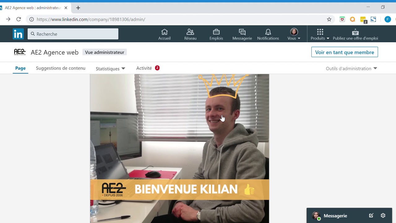 linkedin ae2 agence - YouTube