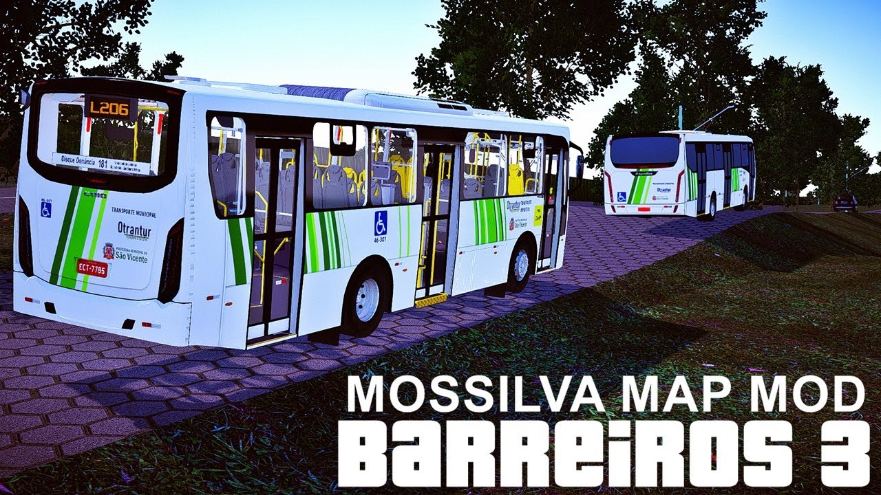 Mapa Barreiros 3 FASE 4: Linha 206 Sentido Divisa - Proton Bus Simulator