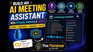 🚀 Built an AI Meeting Assistant with Python + Whisper + Gemini + Gradio! 🎙️🤖