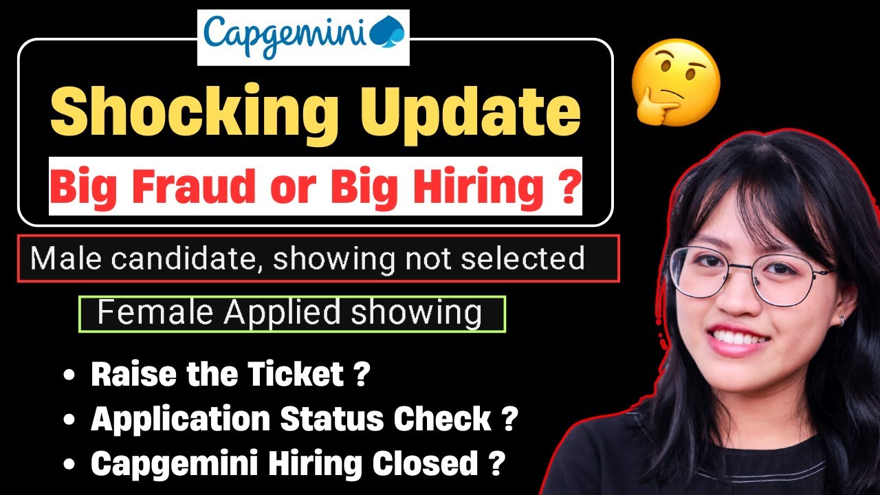😱Shocking Update Capgemini | Hiring CLOSED ? | Capgemini Hiring 2025 Batch | hire me plz