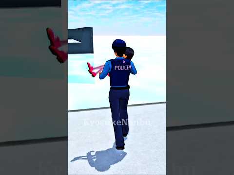 Police Jahat Kena Batunya‼️🧟‍♂️ #sakuraschoolsimulator #shorts #viral