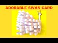 Basant panchami craft i creative crad i swan i paper craft