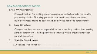 Resolving Undefined Behavior in C Programs Using OpenMP for Large Matrices
