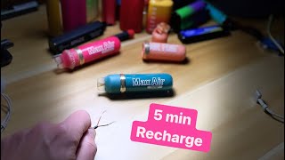 How to recharge Mr. Fog Max Air in 5 min🔋💙 How to charge Mr. Fog Max Pro  & Fume Infinity ⬇️LINK⬇️