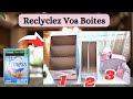 Tuto recyclage   3 faons de recycler des boites demballage en  rangement