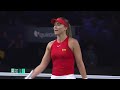 BEST SHOTS | Paula Badosa v Iga Swiatek | Spain v Poland 2024 Billie Jean King Cup Finals