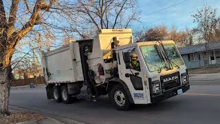City of garbage truck side order garbage truck rental big truck Mack 👋⭐
