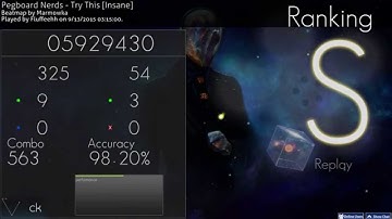 osu! ~ 「Pegboard Nerds - Try This」 (Insane)