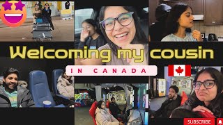 || Welcoming My Cousin In  || Desi Style Reunion  #dailyvlog #canada #reunion #vlog