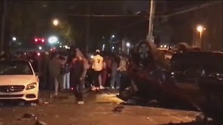 OSU student feels 'unsafe' after car damaged during riot near campus