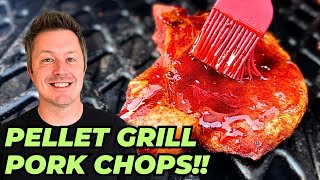 Easy SMOKED PORK CHOPS on a Pellet Grill! | Pit Boss Smoked Pork Chops by Mad Backyard 14,171 views 6 months ago 9 minutes, 9 seconds