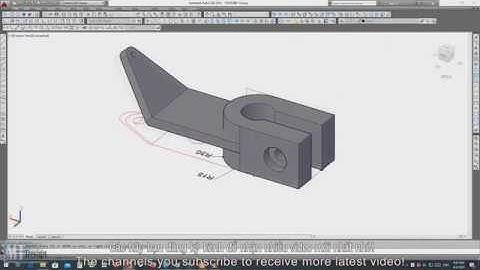 Autocad 3d - vẽ chi tiết cơ khí bài 12- Detailed mechanical drawing devices part 12 - MT Design