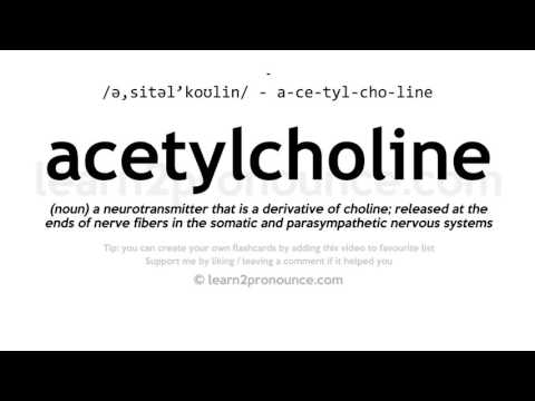 Pronunciation of Acetylcholine | Definition of Acetylcholine