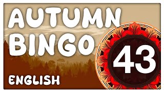 Autumn Themed 90-Ball Bingo Game - 43