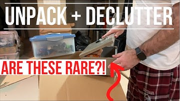 Unpack + Declutter || ARE THESE RARE?! || Comment with suggestions on finding the value!