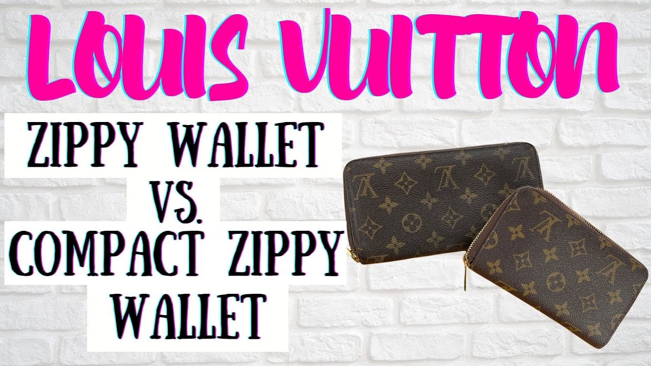 LOUIS VUITTON Zippy Wallet VS Zippy Compact Wallet / Luxury Comparison 